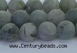 CLB874 15.5 inches 10mm round matte labradorite gemstone beads