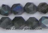 CLB989 15.5 inches 12mm faceted nuggets labradorite beads wholesale