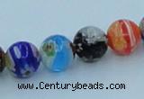 CLG501 16 inches 8mm round lampwork glass beads wholesale