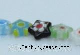 CLG513 16 inches 10*10mm star lampwork glass beads wholesale