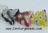 CLG595 16 inches 10*12mm butterfly lampwork glass beads wholesale