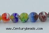 CLG600 16 inches 6mm round lampwork glass beads wholesale