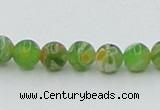 CLG602 16 inches 6mm round lampwork glass beads wholesale