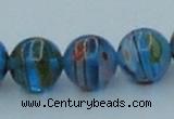 CLG605 16 inches 10mm round lampwork glass beads wholesale