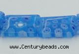 CLG620 5PCS 16 inches 10*14mm rectangle lampwork glass beads wholesale