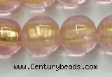 CLG845 15.5 inches 14mm round lampwork glass beads wholesale