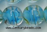 CLG854 15.5 inches 18mm round lampwork glass beads wholesale