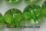 CLG855 15.5 inches 18mm round lampwork glass beads wholesale