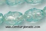 CLG883 2PCS 16 inches 12*18mm oval lampwork glass beads wholesale