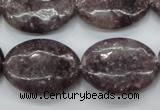 CLI30 15.5 inches 18*25mm oval lilac jasper beads wholesale