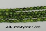 CLJ200 15.5 inches 4mm round dyed sesame jasper beads wholesale