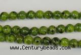 CLJ210 15.5 inches 6mm round dyed sesame jasper beads wholesale