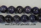 CLJ233 15.5 inches 10mm round dyed sesame jasper beads wholesale