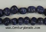 CLJ242 15.5 inches 10mm nuggets dyed sesame jasper beads wholesale