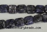 CLJ263 15.5 inches 10*10mm square dyed sesame jasper beads wholesale