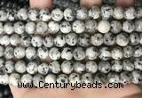 CLJ501 15.5 inches 4mm,6mm,8mm,10mm & 12mm round sesame jasper beads