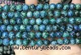 CLJ520 15.5 inches 4mm,6mm,8mm,10mm & 12mm round sesame jasper beads