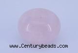 CLO01 19*30mm rondelle loose rose quartz gemstone beads wholesale
