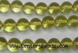 CLQ204 15.5 inches 12mm round natural lemon quartz beads wholesale