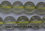 CLQ353 15 inches 10mm round natural lemon quartz beads wholesale