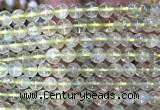 CLQ361 15 inches 6mm round lemon quartz gemstone beads