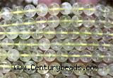 CLQ362 15 inches 8mm round lemon quartz gemstone beads