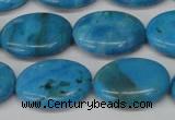 CLR423 15.5 inches 13*18mm oval dyed larimar gemstone beads