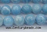 CLR603 15.5 inches 10mm round imitation larimar beads wholesale