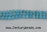 CLR73 15.5 inches 12mm round imitation larimar beads wholesale