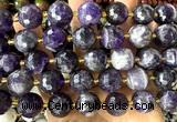 CLS412 15 inches 16mm faceted round amethyst gemstone beads