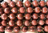 CLS421 15 inches 16mm faceted round red jasper gemstone beads