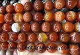 CLS610 15 inches 16mm round red banded agate gemstone beads