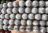 CLS630 15 inches 16mm round grey picture jasper beads wholesale