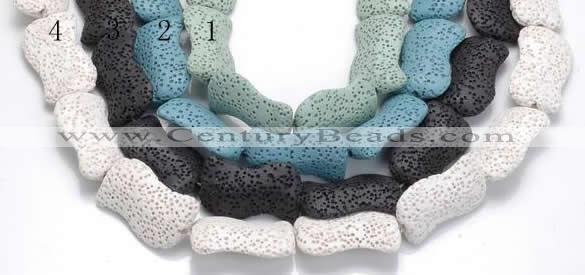 CLV14 14 inches 18*30mm marquise natural lava beads wholesale