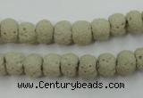 CLV352 15.5 inches 8mm ball dyed lava beads wholesale