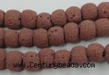 CLV360 15.5 inches 9mm ball dyed lava beads wholesale