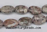 CMB16 15.5 inches 12*16mm oval natural medical stone beads