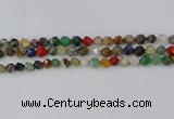 CME107 15.5 inches 8mm faceted nuggets mixed gemstone beads