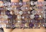 CME250 15.5 inches 7*9mm - 8*10mm pumpkin ametrine beads