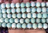 CME305 15.5 inches 8*11mm - 9*12mm pumpkin amazonite beads
