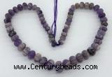 CME336 15 inches 6*8mm – 10*14mm pumpkin amethyst beads