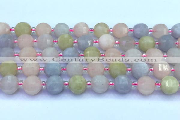 CME363 15 inches 10mm pumpkin morganite beads