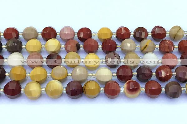 CME365 15 inches 10mm pumpkin mookaite beads