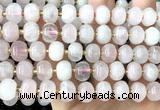 CME400 15 inches 8*12mm pumpkin rose quartz beads wholesale