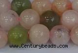 CMG164 15.5 inches 12mm round morganite gemstone beads wholesale