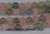 CMG171 15.5 inches 6mm round morganite gemstone beads wholesale