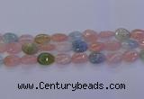 CMG232 15.5 inches 10*14mm flat teardrop morganite beads wholesale