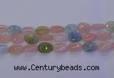 CMG233 15.5 inches 12*16mm flat teardrop morganite beads wholesale