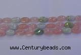 CMG239 15.5 inches 12*16mm oval morganite beads wholesale