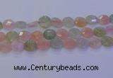 CMG256 15.5 inches 16mm faceted coin morganite beads